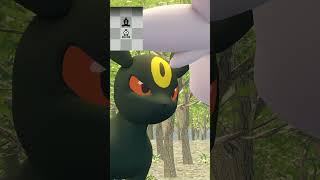 Umbreon and espeon\Black and white\3d pokemon animation #eeveelution #pokemon #blender #memes