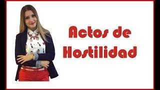 actos de hostilidad