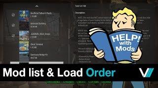 Fallout 4  Mod List and Load Order Help