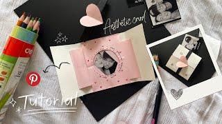 DIY Camera lens Card Tutorial  DIY Aesthetic card  Handmade Greeting Cards ˏˋ°•*⁀