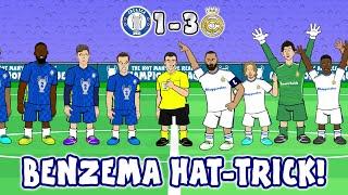 Benzema Crushes Chelsea Champions League 1-3 vs Real Madrid 2022 Hat-trick Goals Highlights