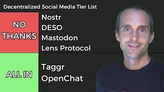 Nostr vs DESO Mastadon Lens Protocol Taggr and OpenChat