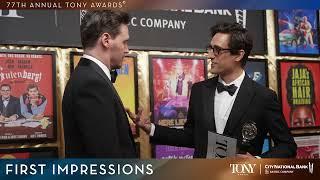 Justin Peck  2024 Tony Awards First Impressions