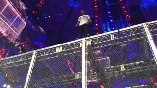 Shane Mcmahon Jump of cell Live at Wrestlemania