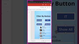 Power Apps Filter a Gallery By Button  #powerapps #canvasapps #microsoftpowerapps