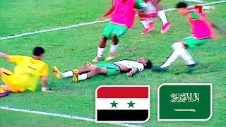 ملخص سوريا و السعودية  ريمونتادا سورية والسعودية تقلب الطاولة في أجمل مباريات كأس العرب للناشئين
