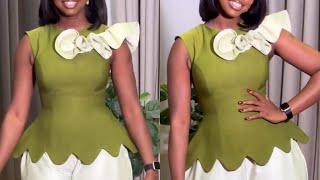 How to Cut and Sew this Trending Princess Dart Bustier Blouse with  Beginners friendly