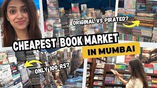 Book Shopping at the CHEAPEST Book Market in Mumbai  Flora Fountain Street Market Vlog