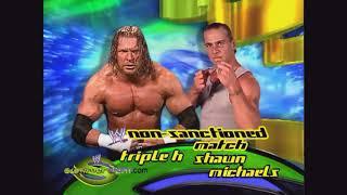WWE Summerslam 2002 Match Card HD
