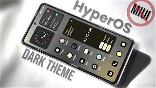 Finally HyperOS Best Theme HyperOS Xiaomi POCO Redmi  Dark Theme