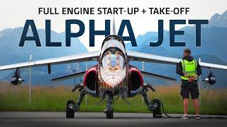 ALPHA JET - FULL ENGINE START-UP + TAKE-OFF 100% ORIGINAL SOUND