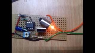 555 Timer PWM LED Light Dimmer circuit