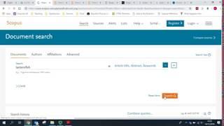 Scopus Using ANDOR in Scopus