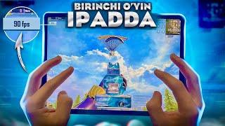 iPadda BIRINCHI O’YIN 1 vs 4  90 FPS - PUBG MOBILE