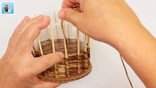 Basket weaving for beginners  Do it yourself  DIY home decor How to basket making