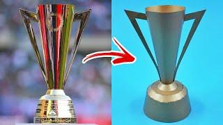 DIY Concacaf Gold Cup Trophy - How to Make Football Trophy
