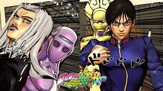 Leone Abbacchio VS Haruno Shiobana Giorno Giovanna  JoJos Bizarre Adventure All Star Battle R