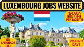 Luxembourg Country Work Visa  Luxembourg Jobs Website  Schengen Visa  Dream Canada