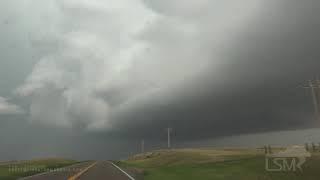 06-08-2021 Glendive Montana Severe Storms-Huge Hail-Lightning-Structure Timelapse