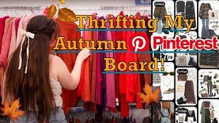 Thrift with Me for My Autumn Pinterest Board 