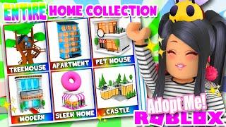 My ENTIRE House COLLECTION in ADOPT ME Roblox Tour Mansion Shop Home Apartment