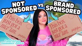 Is There ANY DIFFERENCE? Sponsored Vs. Non- Sponsored FabFitFun Unboxing Summer 2024