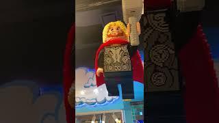 Thor and Iron Man LEGO big build models