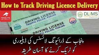 How to Track Driving Licence Delivery in Punjab Pakistan  How to Check Driving License Status