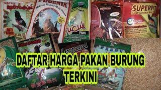 Daftar harga voer atau pakan burung saat ini  ingat ini harga grosir yaa...