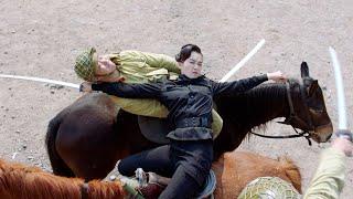 The Japanese cavalry ambushed the beautiful girl but she was not expected to know Chinese Kung Fu