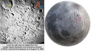 Exploring Lunar Landscapes Chandrayaan 3s Captivating Moon Photos**