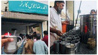 Ultimate most famous Ahmad Raza juice corner in Lahore  Rupees 100-only  Lahore street foods