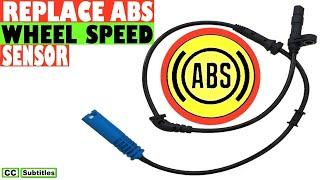 How to replace an ABS Wheel Sensor - ABS Wheel Speed Sensor Replacement