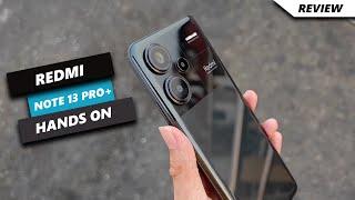 Redmi Note 13 Pro Plus  Hands on  Glass Back  IP68 Rating  Review