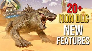 20+ NEW Non DLC Features In Scorched Earth  ARK Survival Ascended