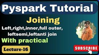 16. Joining in Pyspark  Pyspark Tutorial