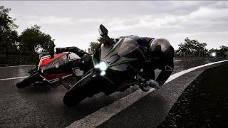 Kawasaki Ninja H2R FullSpeed & Epic Motorcycle Crashes