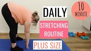 Plus Size Morning Stretch Exercise Routine for Obese Beginners  Get Rid of Stiffness Aches & Pains