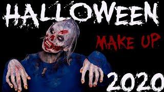 Best Halloween 2020 Zombie mask  Make up tutorial by Kika