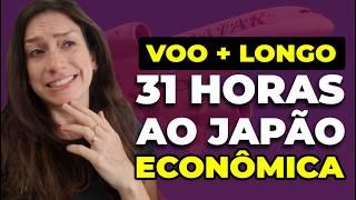 FOMOS ATÉ O JAPÃO com a QATAR AIRWAYS  31 HORAS NA ECONÔMICA COM CONEXÃO EM DOHA - melhor do mundo?