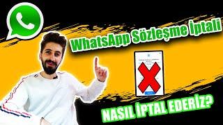 How to Cancel a WhatsApp Contract? WhatsApp User Agreement