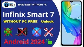 Infinix Smart 7 Hard Reset  Password Unlock  Google Bypass 2K24  Factory Reset