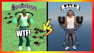GTA 5 vs. San Andreas  JETPACKS Comparison 