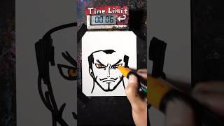 How to Draw Mihawk in 40 Seconds