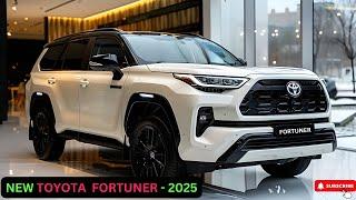 2025 All-New Toyota Fortuner Hybrid Luxury SUV with the Best Environmentally Friendly Technology