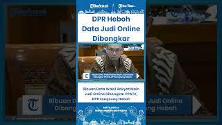 SHORT Ribuan Data Wakil Rakyat Main Judi Online Dibongkar PPATK DPR Langsung Heboh