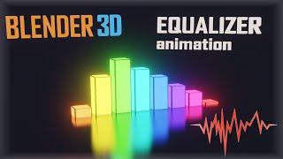 Blender 3D Красивая Анимация Эквалайзера
