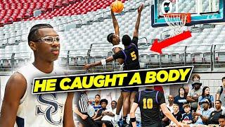 LeBron James DNA On Full Display  Bryce James Catches BODY w New Sierra Canyon Squad