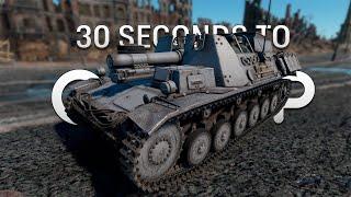 30+5-ти секундный обзор 15cm sIG 33 B Sfl в War Thunder #warthunder