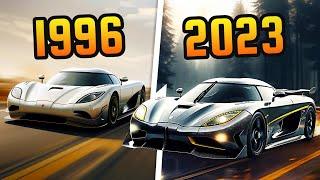 Evolution of Koenigsegg Animation